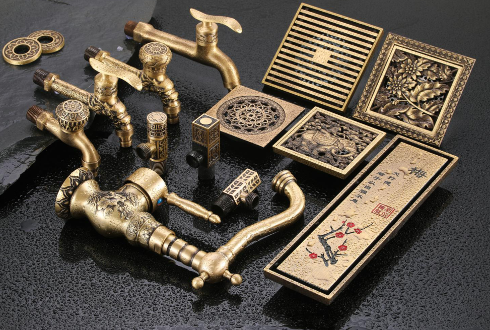 नवीनतम कंपनी के बारे में मामले बाथरूम के लिए सुशोभित पीतल के उपकरण